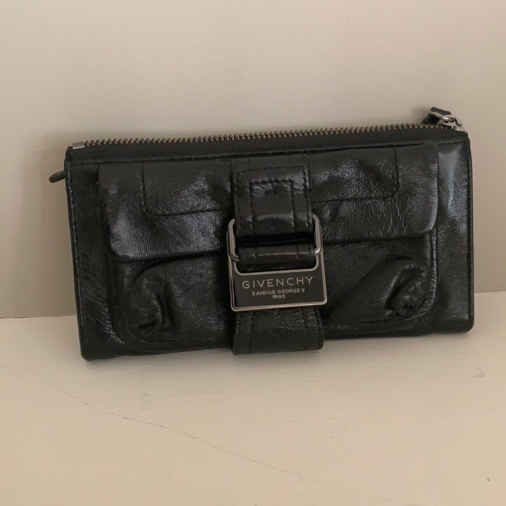 Black givenchy wallet.